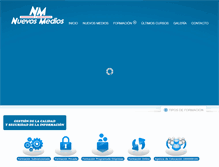 Tablet Screenshot of centronuevosmedios.com
